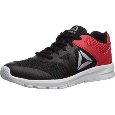 Imagem de Reebok Tênis de corrida infantil unissex Rush Runner, Preto/vermelho/prata, 3 Infant