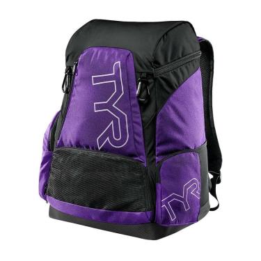 Imagem de Mochila Natação Alliance 45 Litros Backpack TYR Laranja Fluorescente/Preto-Unissex