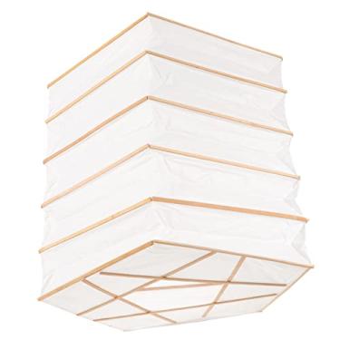 Imagem de DOITOOL abajur pendurado luminária de chão de papel decoração chinesa decoração de casa iluminações luz de parede papel de arroz abajur de papel origami abajur de papel de substituição