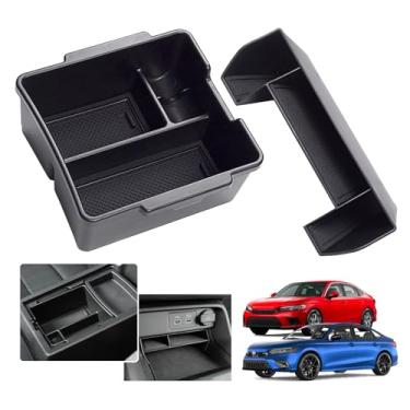 Imagem de XXCIWP Bandeja organizadora de console central Civic 2023 2023 2022 para Honda Civic 11ª geração Sedan Hatchback LX EX Sport Interior Civic 2022 acessórios Civic 2023 bandeja organizadora de console
