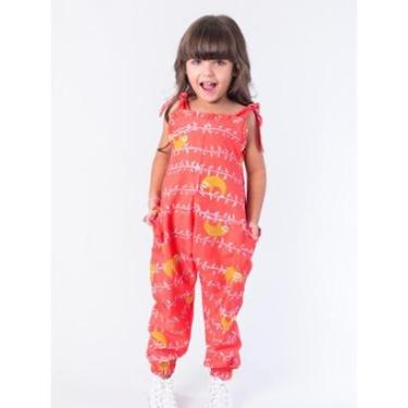 Imagem de Jardineira Infantil Pandi Preguicinha Feminino-Feminino