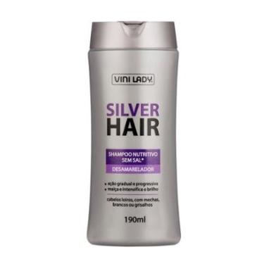 Imagem de Shampoo Silver Hair Desamarelador 190ml Vini Lady-Unissex
