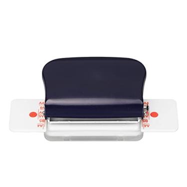 Imagem de Mini máquina de encadernação para planejadores, máquinas de encadernação manual multiuso 6 furos máquina de encadernação de livros para escritório em casa (azul 1)