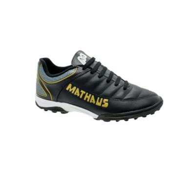 Imagem de Mathaus, CHUTEIRA SOCIETY MATHAUS NEW GALATIC 0092 EM COURO COSTURADA Cor:Preto;Tamanho:39