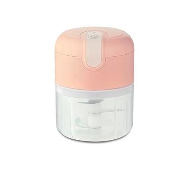 Imagem de Processador de alimentos elétrico portátil Food Chopper 250ML para rápido e fácil - alho, gengibre, comida para bebê, pimenta, carne, cebola e muito mais - prático e saudável recarregável por USB (ROS
