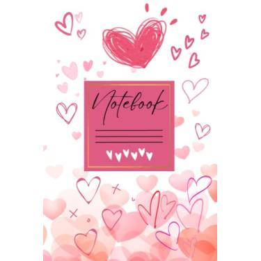 Imagem de Caderno: Caderno de corações de grafite, caderno inspirado no dia dos namorados, caderno de planejamento, lista de compras, organizador