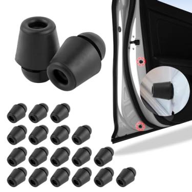 Imagem de 20 peças de almofadas de borracha para para-choques de porta de carro, protetor de para-choques de portas automotivas, amortecedor, batente para dianteiro/traseiro para redução de ruído, acessórios