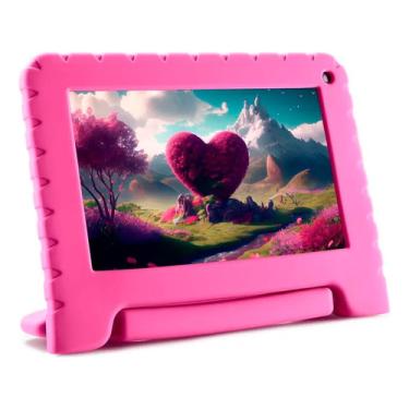 Imagem de Tablet Android 13 64gb Kid Pad Rosa 4gb De Ram 7 Polegadas NB411