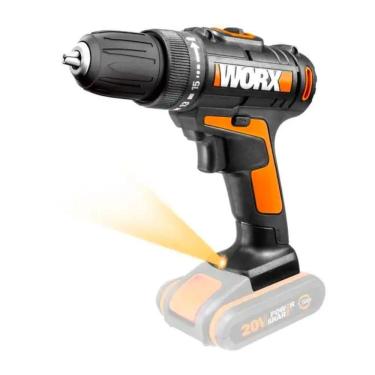 Imagem de Furadeira parafusadeira profissional 20v wx101.9 3/8pol worx