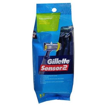 Imagem de Lâminas de barbear descartáveis Gillette Sensor 2 12 cada da Gillette (pacote com 4)