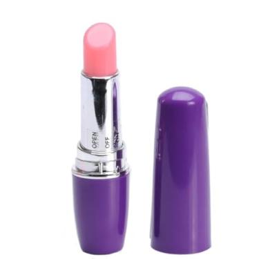 Imagem de VIBRADOR BATOM – PRETO * * DISCRIÇÃO E PRAZER EM UM SÓ BATOM ** (LILÁS)