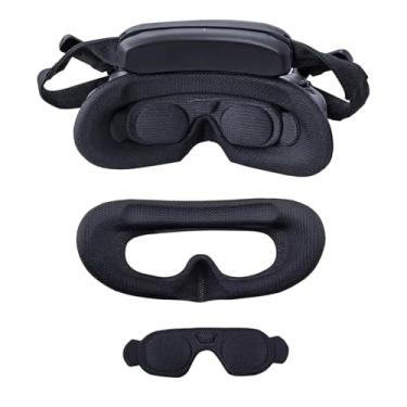 Imagem de BEHORSE Capa protetora para DJI AVATA 2 Goggles 3, Almofada facial e de esponja à prova de poeira, Preto