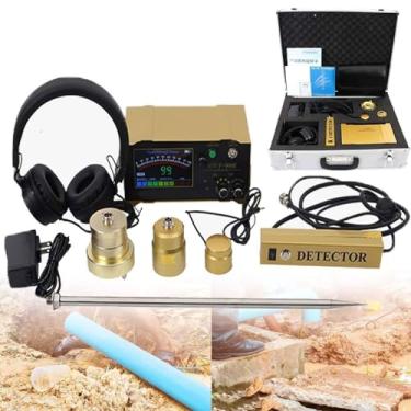 Imagem de Detector de vazamento de água subterrânea - Sensor de geofone de vazamento de água, preciso e Relia Sensor de vazamento de água preciso e confiável para tubos - Profundidade de detecção de 3 metros