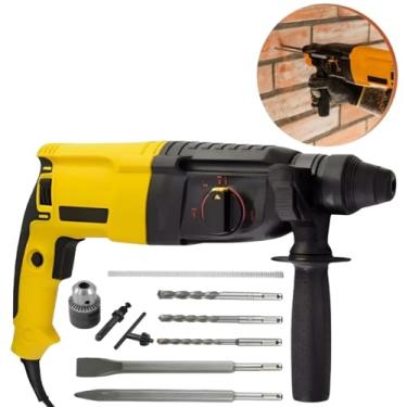 Imagem de Martelete Rotativo Furadeira 960w Rompedor Com Maleta 12 Peças 220v