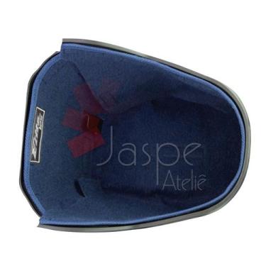 Imagem de Forração Honda Elite 125 Baú Forro Interno Scooter Azul - Jaspe Ateliê