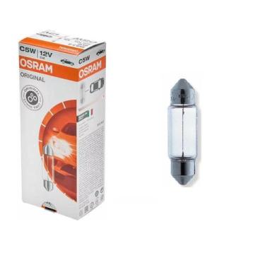 Imagem de Lampada Osram 6418 Torpedo Universal Curta 36mm C5W 12V 5W Base SV8.5-
