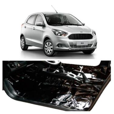 Imagem de Tapete verniz assoalho ford ka novo 2014/2021 preto - MANOS TAPETES