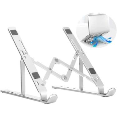 Imagem de Suporte De Alumínio Ajustável/Regulável Para Notebook Escritório - sup