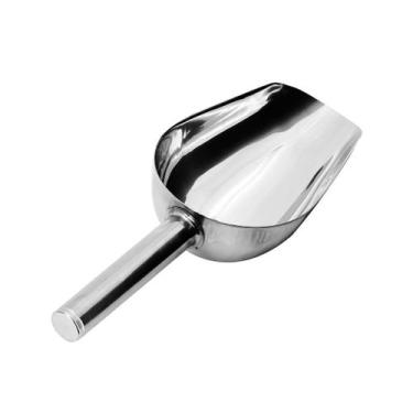 Imagem de Pá Para Gelo Inox Pegador Grande Para Vasilha De Gelo - clink