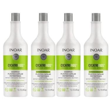 Imagem de Inoar Cicatrifios - 2 Kit Shampoo e Condicionador Litro