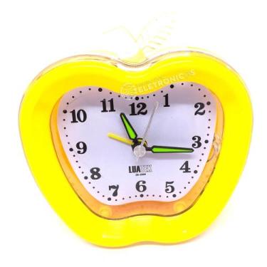 Imagem de Relógio Analógico Despertador Formato Maçã Retrô ZB2009 - Luatek, Amar
