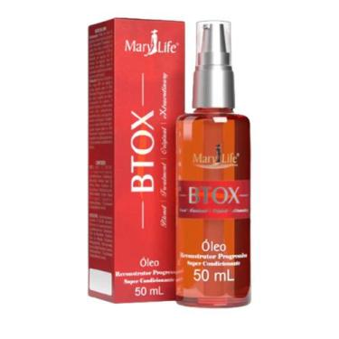 Imagem de Óleo Reparador Pontas Btox Reconstrutor Brilho Hidratante 50ml - Mary 