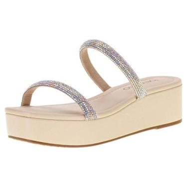Imagem de Tamanco feminino anabela beira rio - 8454112, Natural, 38