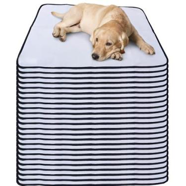 Imagem de 24 Caminhas para Cães e Gatos Dobrável 200 Lavagens 100x70 Branco com 