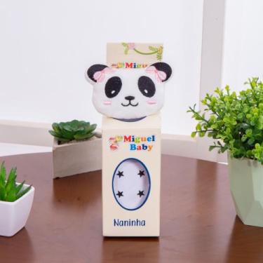 Imagem de Naninha Pelúcia com Prendedor de Chupeta para Seu Bebe - Nena Enxovais