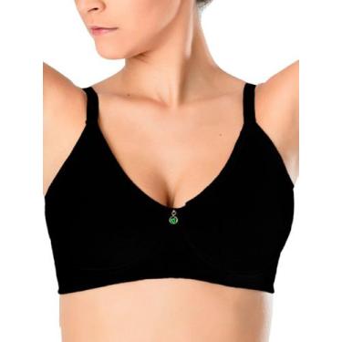 Imagem de Sutiã sem aro com bojo love secret 811101 taça b, Preto, 46