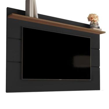 Imagem de Painel para Sala Vivare 1.8 TV 72 Polegadas - Giga Móveis, Black/Freij