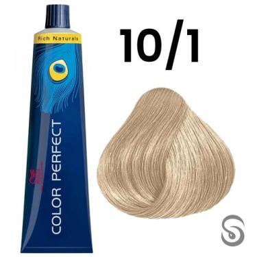Imagem de Wella Perfect Color 10/1 Louro Claríssimo Acinzentado Rich Naturals 60