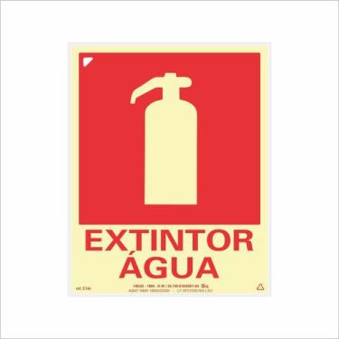 Imagem de Placa de Sinlização para Extintor de Água - Sig Sinalizações