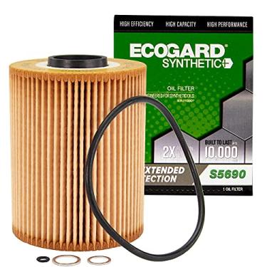 Imagem de ECOGARD S5690 Cartucho Premium Filtro de óleo do motor para óleo sintético Serve para BMW M3 3.2L 2003-2006, Z4 3.2L 2006-2008
