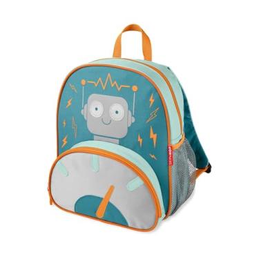 Imagem de Skip Hop Mochila infantil Sparks, pré-escolar de 3 a 4 anos, robô
