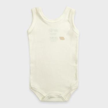 Imagem de Body Cavado Bebê em Malha Lisa - Baby Duck, RN, Marfim