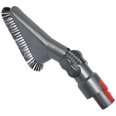 Imagem de Acessórios de substituição a vácuo para Dyson V7 V8 V10 V11 V15 perfeitos para ventilação de secadora, detalhes de carro e limpeza de cantos - kit de limpeza doméstica (escova macia contra poeira com