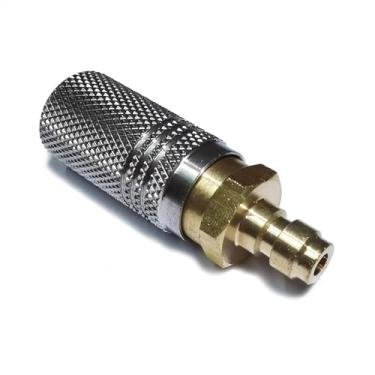 Imagem de Aopkeo Adaptador de liberação rápida PCP Airsoft Air Charging 1/8BSPP (G1/8) 8 mm macho acessórios para caça ao mamilo (bocal de enchimento de 8 mm)