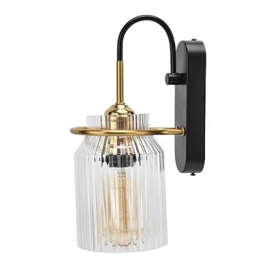 Imagem de Lâmpada de Parede E26/E27, Luminária de Parede E26/E27, Abajur de Vidro retrô Lâmpada de Arandela de Parede Economizadora de Energia Lâmpada Noturna LED Decorativa, para,