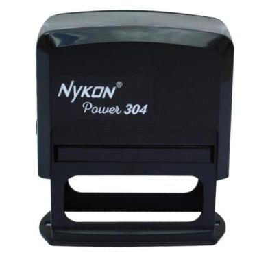 Imagem de Carimbo Automático N 304 Preto 55X22mm - Nykon