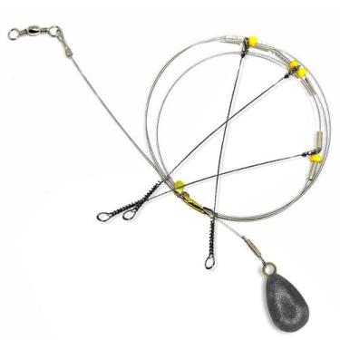 Imagem de Chicote Pesca Mar Com 3 Pernadas E 1 Chumbada - Summer