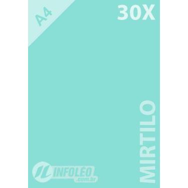 Imagem de 30 Folhas Papel Color Plus A4 180g Mirtilo Candy