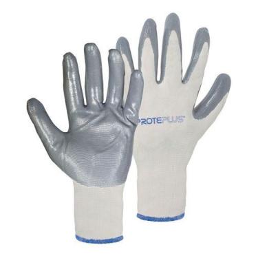 Imagem de Kit 3x Luvas Proteção Poliéster Tricotada Antiderrapante Epi - PROTEPL