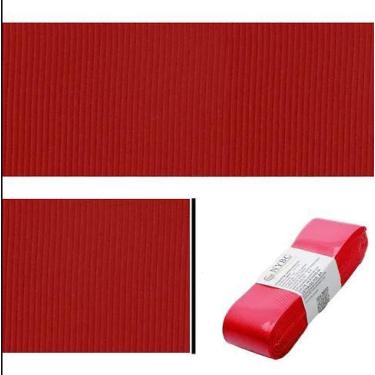 Imagem de Fita Gorgurão Artesanato Laço 10m 22mm Cores Variadas Nybc, Vermelho