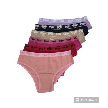 Imagem de Kit 5 Calcinha sortidas, Algodão Cotton Confortável. - Zanne, GG