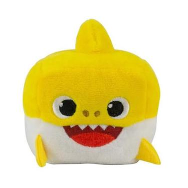 Imagem de Baby Shark  Pelúcia Musical Cubo  - Sunny, Amarelo