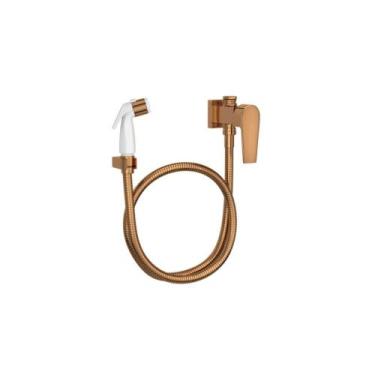Imagem de Ducha Higienica Level C/ Registro E Derivacao Gat. Branco Red Gold - D