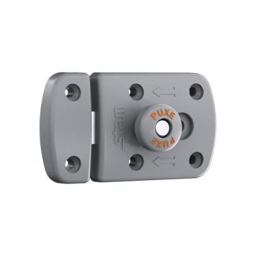 Imagem de Fechadura Trava Livre Ou Ocupado Cinza Stam