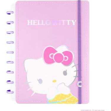Imagem de Caderno Inteligente, Médio, Hello Kitty, 172x231 mm, 80 Folhas decoradas