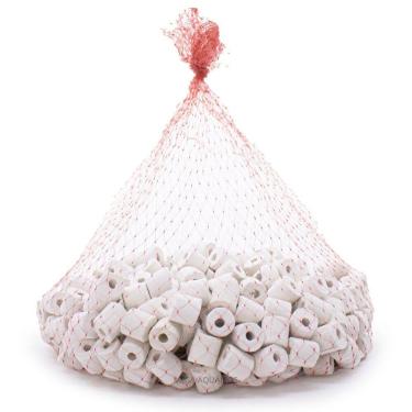 Imagem de Anéis De Cerâmica Mídia Boyu Porosa Aquário Lago Cr-1000 1Kg